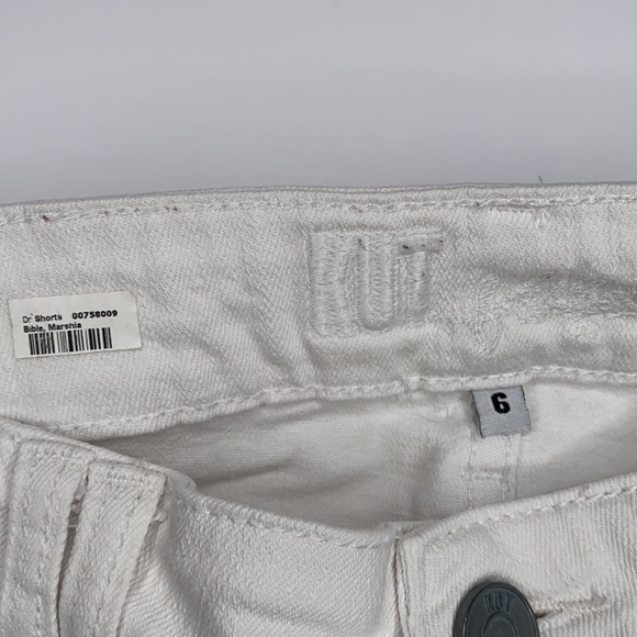 KUT from The Kloth White Jean Shorts - Picture 9 of 13